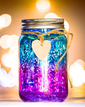 Load image into Gallery viewer, Sparkle Jar - Blue and Purple Ombre
