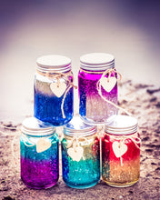 Load image into Gallery viewer, Sparkle Jar - Silver &amp; Blue Ombre
