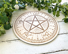Load image into Gallery viewer, Crystal Energy Grid - Pentacle with Elements
