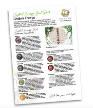 Load image into Gallery viewer, Chakra Energy C - Crystal Energy Grid Pack
