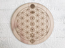 Load image into Gallery viewer, Crystal Energy Grid - Chakra Balance - Flower of Life
