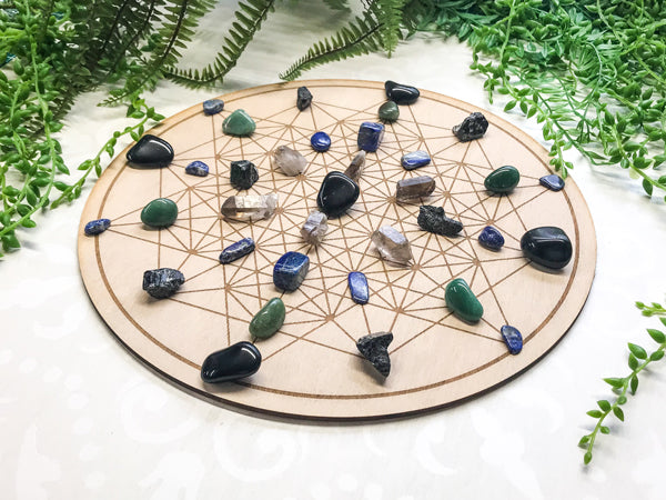 Emotional and Psychic Protection B - Crystal Energy Grid Pack
