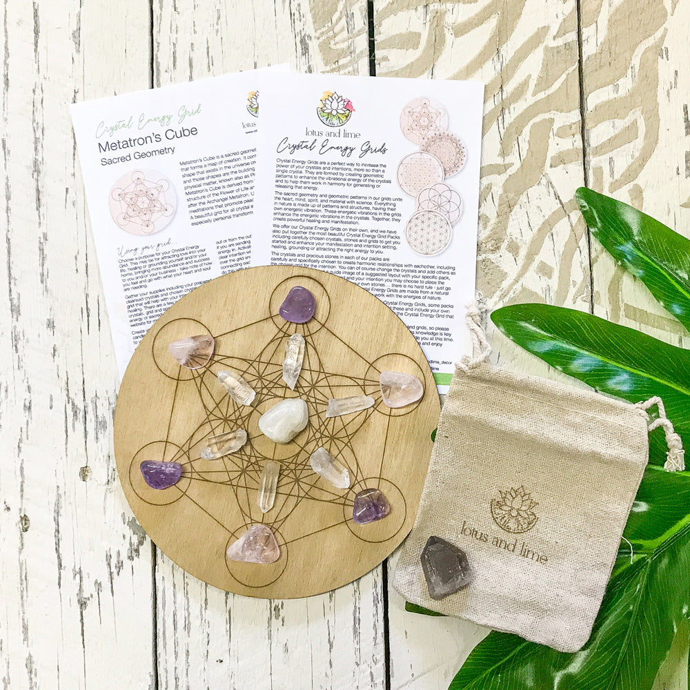 Love and Peace - Mini Crystal Energy Grid Pack