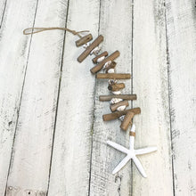 Load image into Gallery viewer, Driftwood Starfish and Shell Hanging
